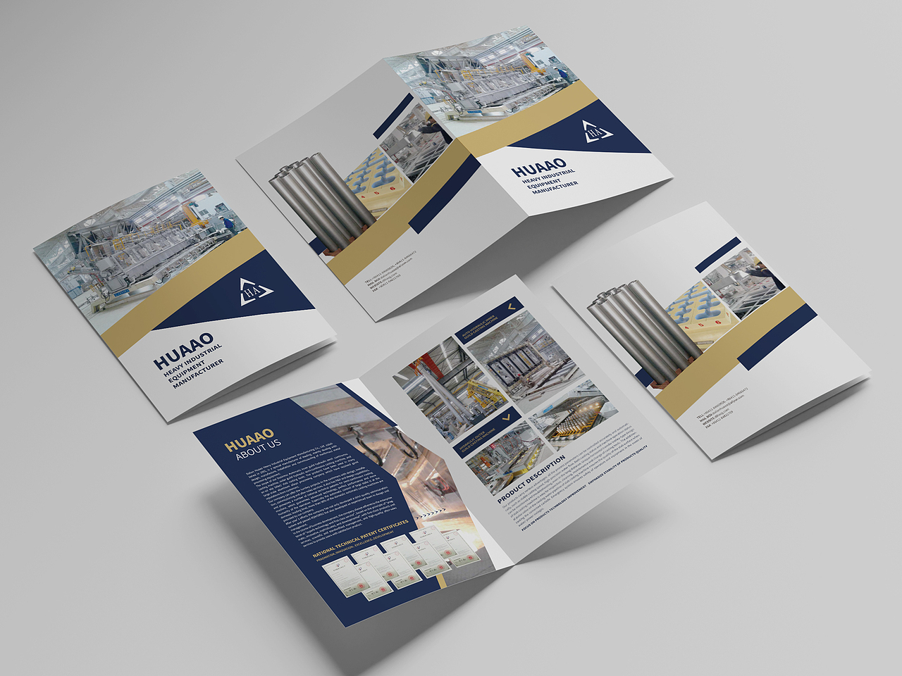 HUAAO 华澳折页（图ZMzkzNzQ1NzM2） - 宣传物料 - 站酷设计师xiah原创素材 - 站酷ZCOOL