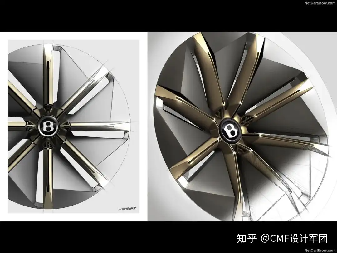 宾利首款纯电概念车EXP 15发布，内外饰CMF设计解析（图ZMTUxNTc4MTI=） - 资讯 - 站酷设计师CMF设计军团原创素材 - 站酷ZCOOL