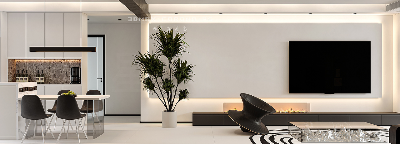 黑白灰的静谧平衡:打造都市中的禅意空间