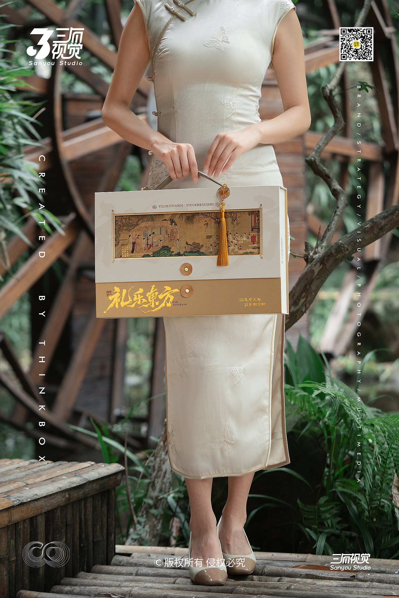 古风庭院里的月饼礼盒,魂穿古代闺秀#中秋仪式感拉满