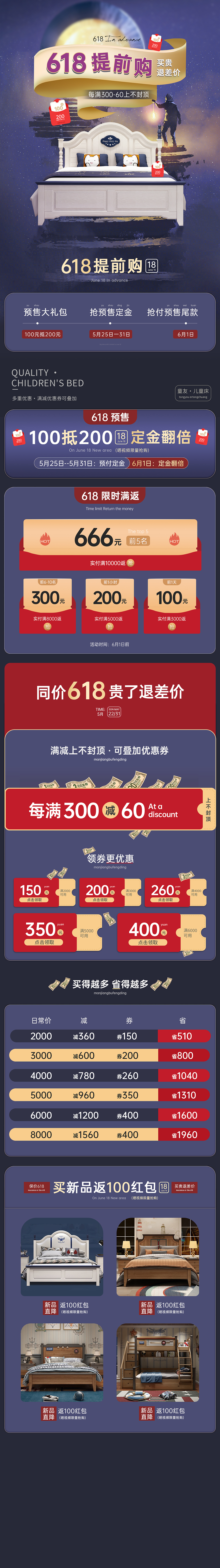 原创 电商活动页 二级页 618提前购（图ZMzkzNzcwNjk2） - 海报 - 站酷设计师ting轻声语原创素材 - 站酷ZCOOL