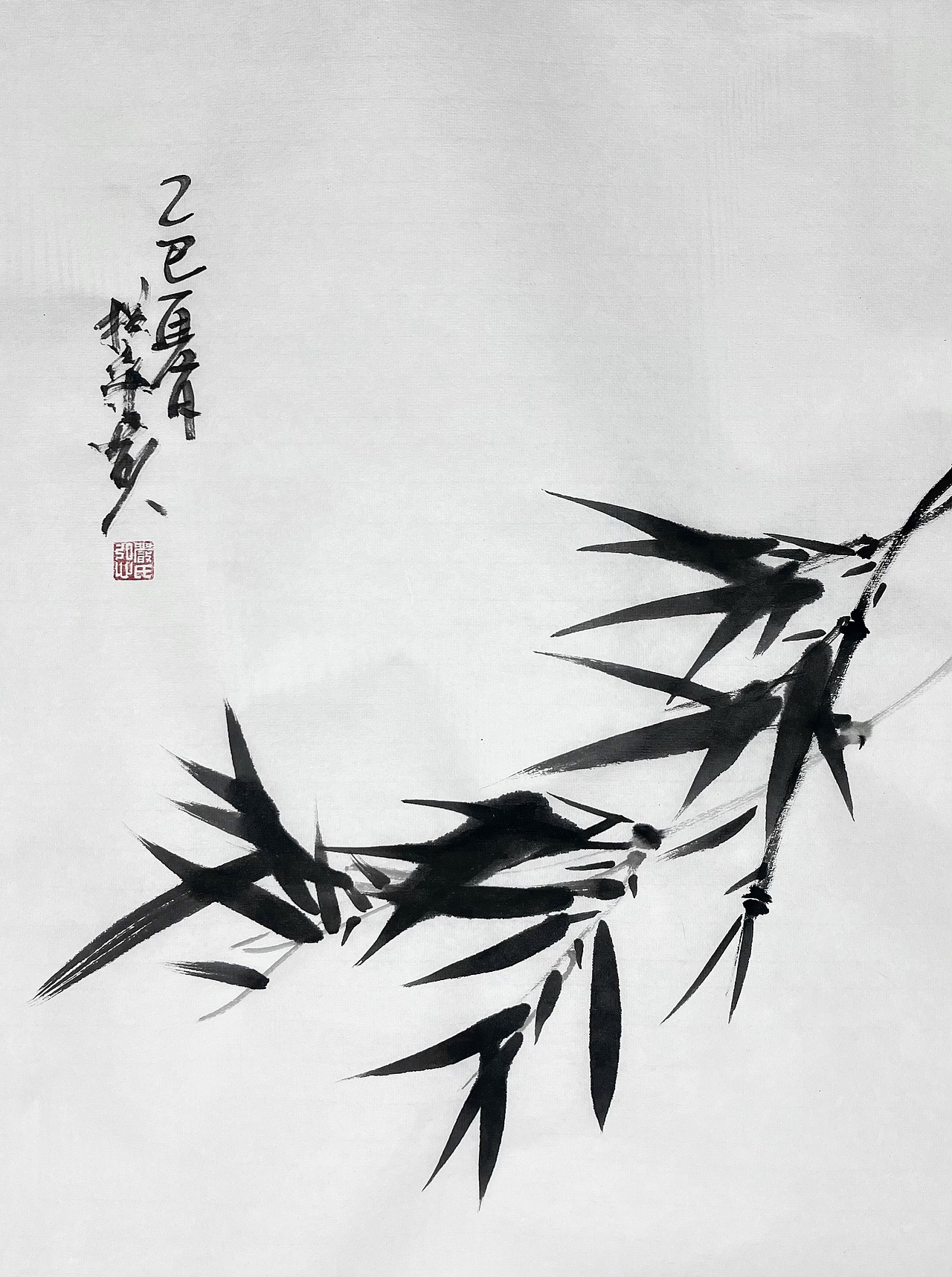 国画墨竹（图ZMzkzNzc2ODg4） - 绘画 - 站酷设计师横渠散人原创素材 - 站酷ZCOOL