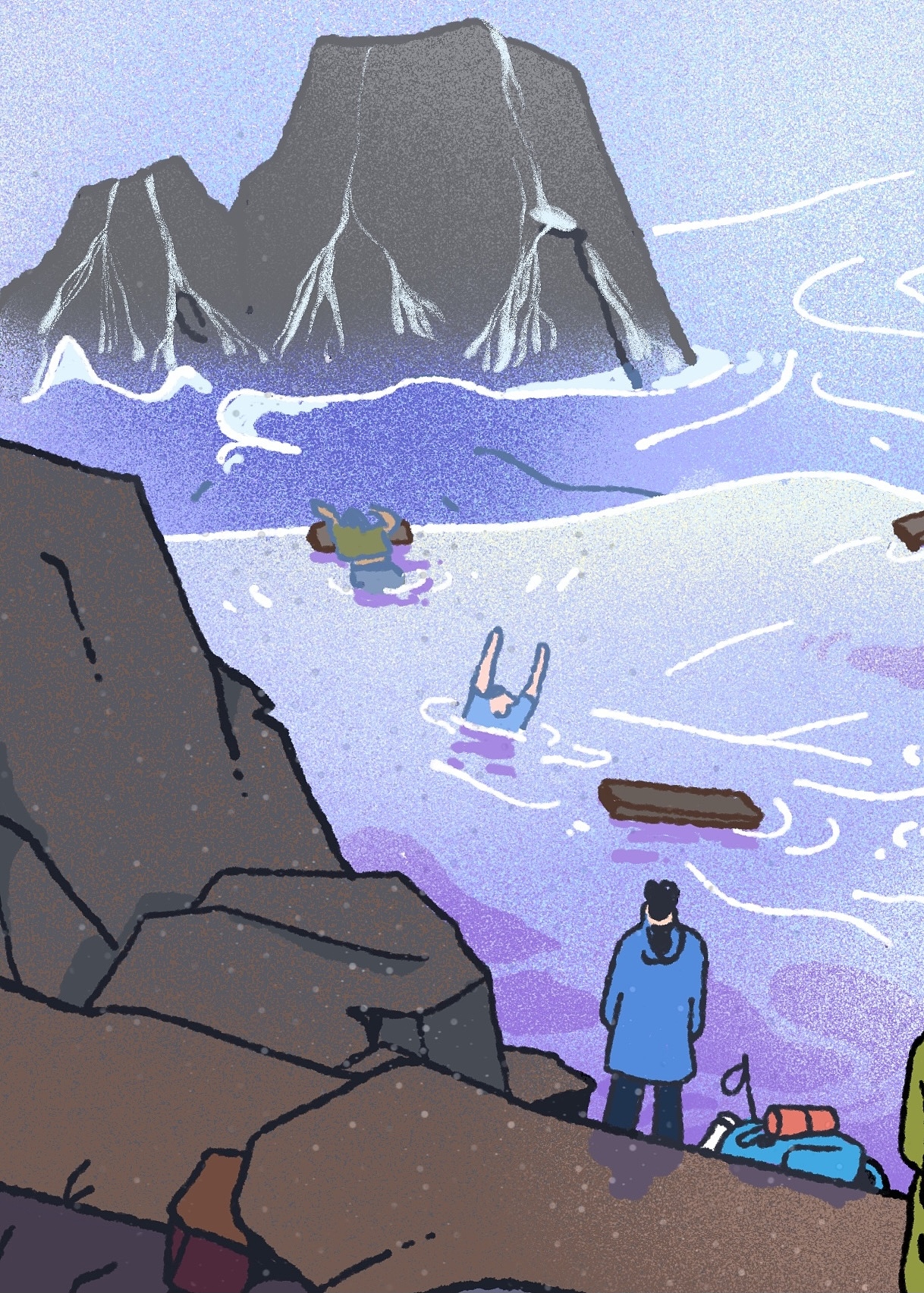 平静的海（图ZMzkzNzc3MTE2） - 艺术插画 - 站酷设计师林木叶原创素材 - 站酷ZCOOL