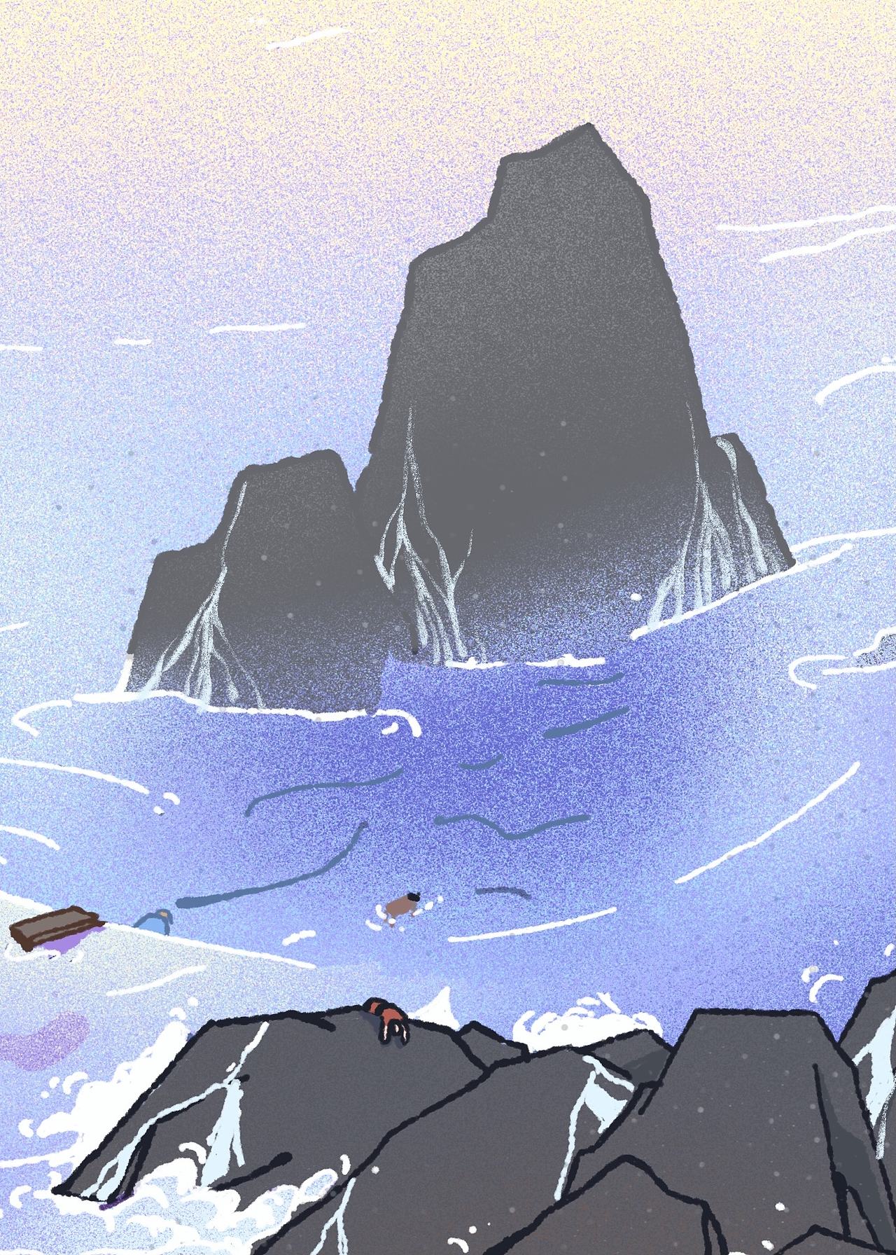 平静的海（图ZMzkzNzc3MTEy） - 艺术插画 - 站酷设计师林木叶原创素材 - 站酷ZCOOL