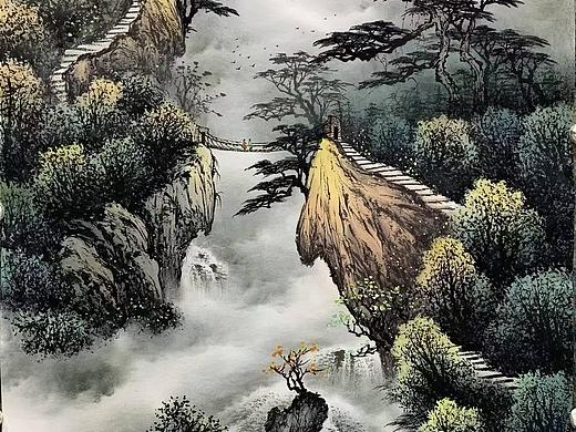 【现有作品】 实力派画家 -龙宽  规格：138厘