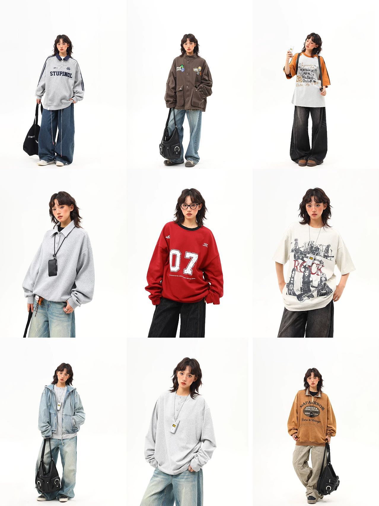 日系元气短发女模|电商品牌模特|电商服务商