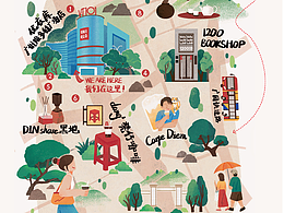 优衣库 UNIQLO 城市巡游记——广州篇插画创作