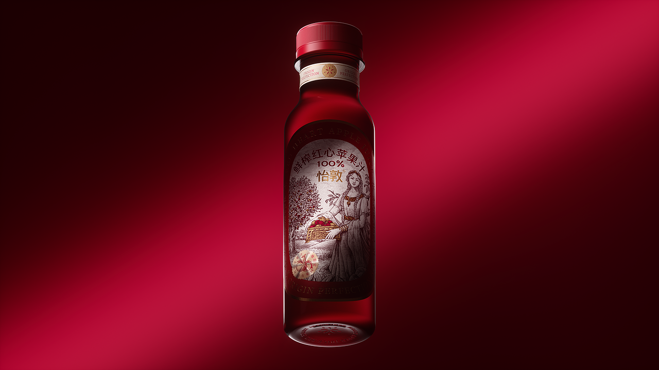 陈义文包装设计作品丨怡敦红心苹果汁(图ZMzkzODAyNzU2) - 包装 - 站酷设计师陈义文Evan原创素材 - 站酷ZCOOL