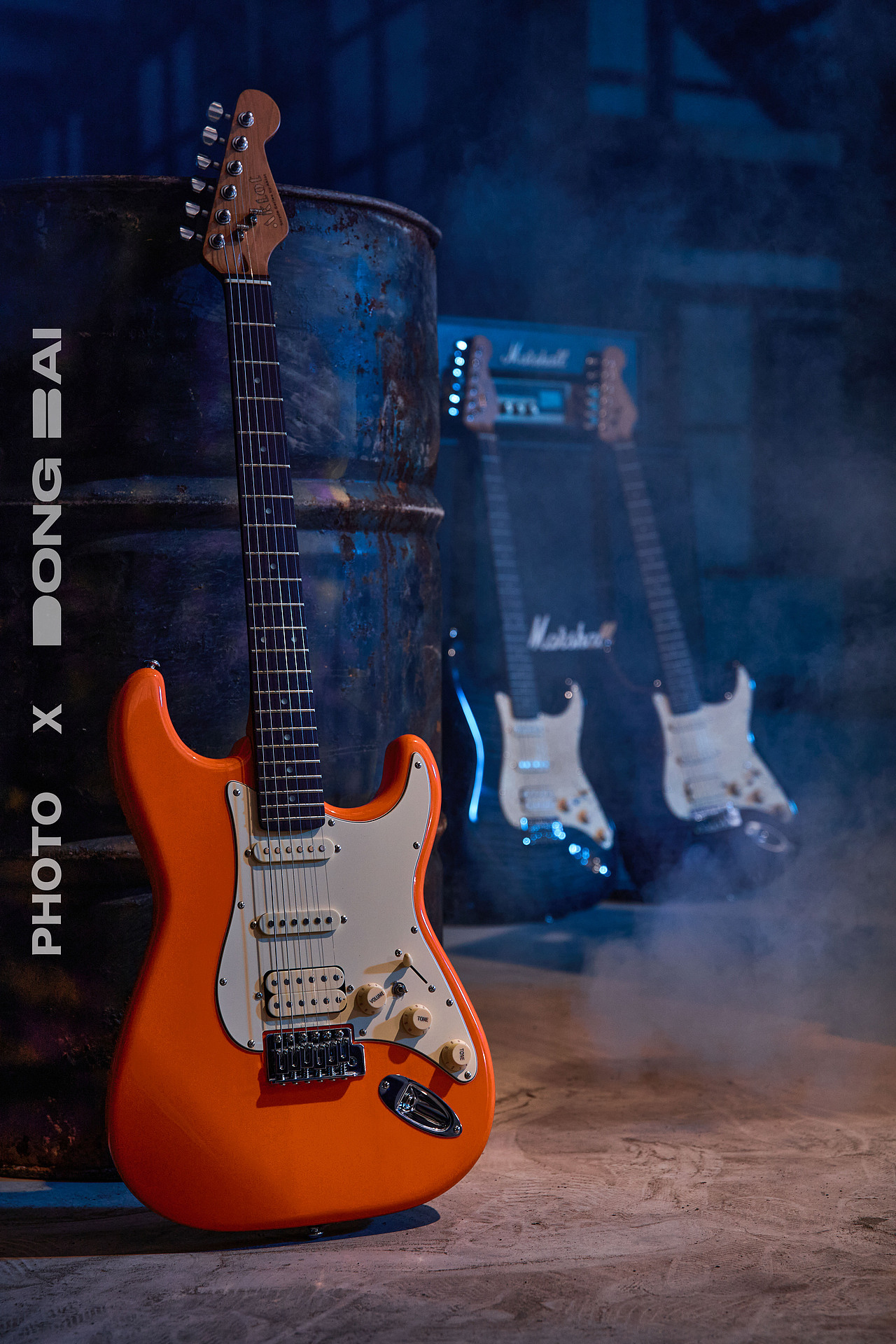 电吉他场景拍摄｜工业废墟风（图ZMzkzODAzNjc2） - 产品摄影 - 站酷设计师DongBai东白文化原创素材 - 站酷ZCOOL