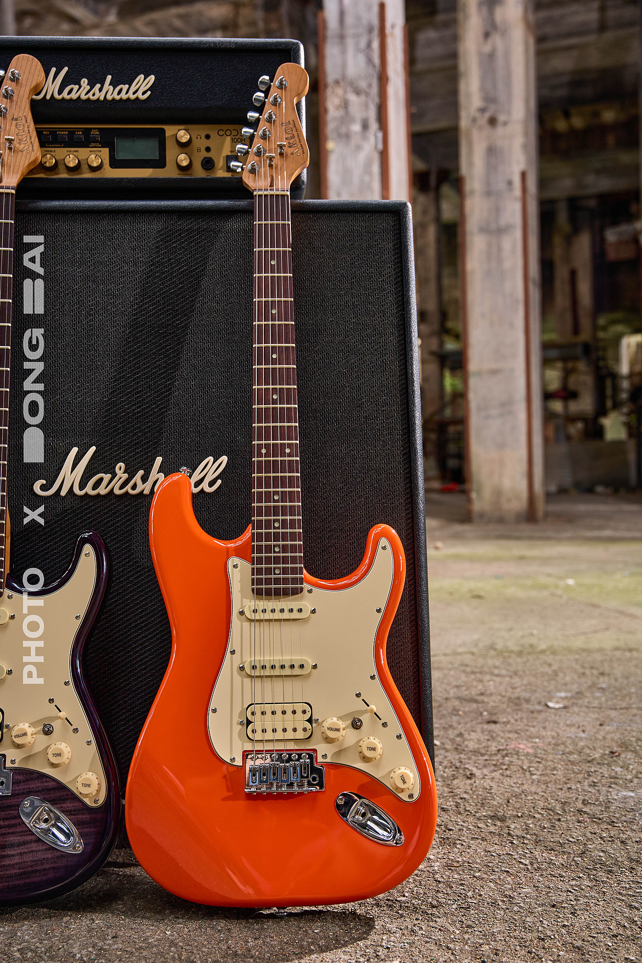 电吉他场景拍摄｜工业废墟风（图ZMzkzODAzNjM2） - 产品摄影 - 站酷设计师DongBai东白文化原创素材 - 站酷ZCOOL