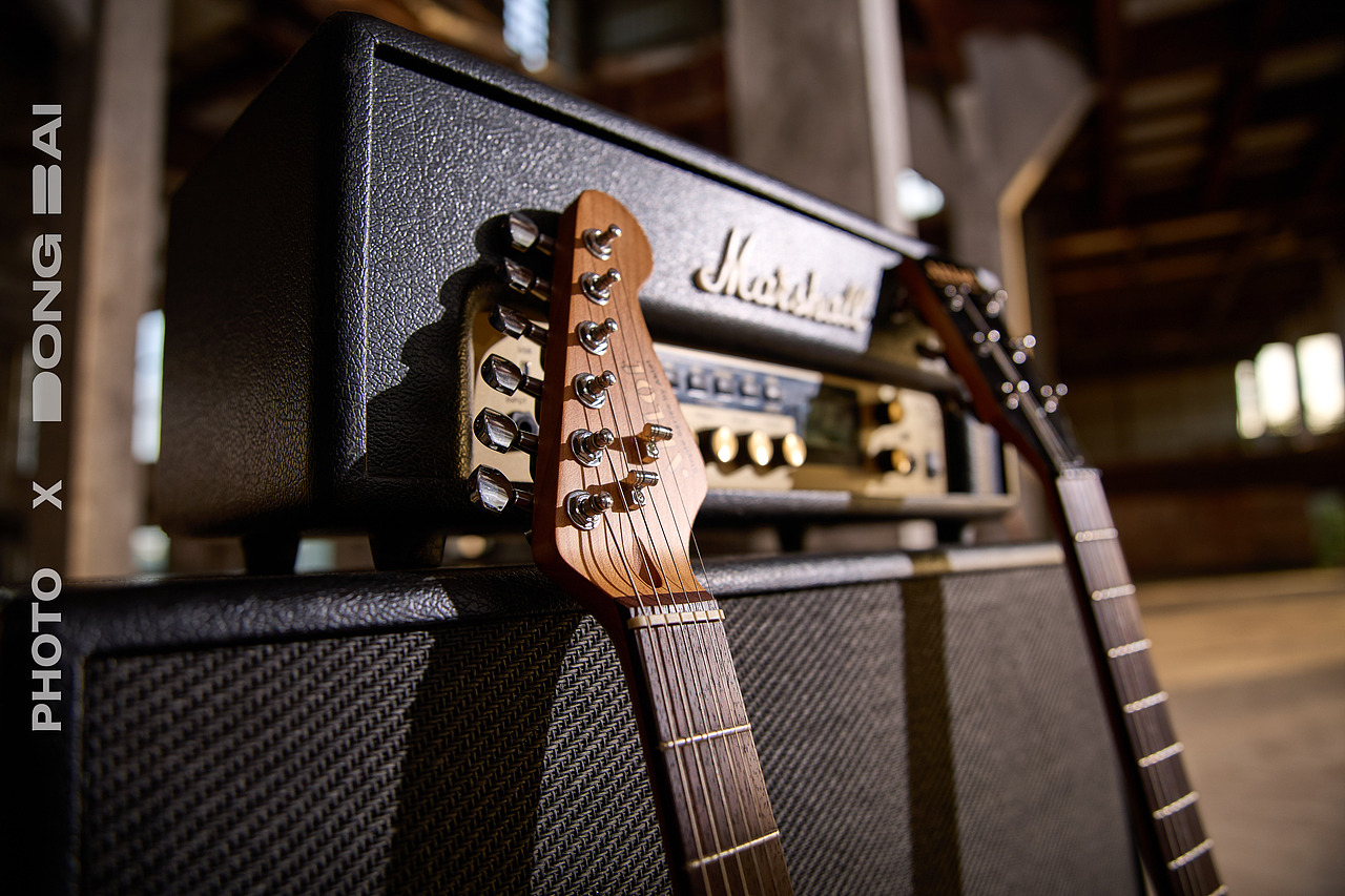 电吉他场景拍摄｜工业废墟风（图ZMzkzODAzNjQw） - 产品摄影 - 站酷设计师DongBai东白文化原创素材 - 站酷ZCOOL