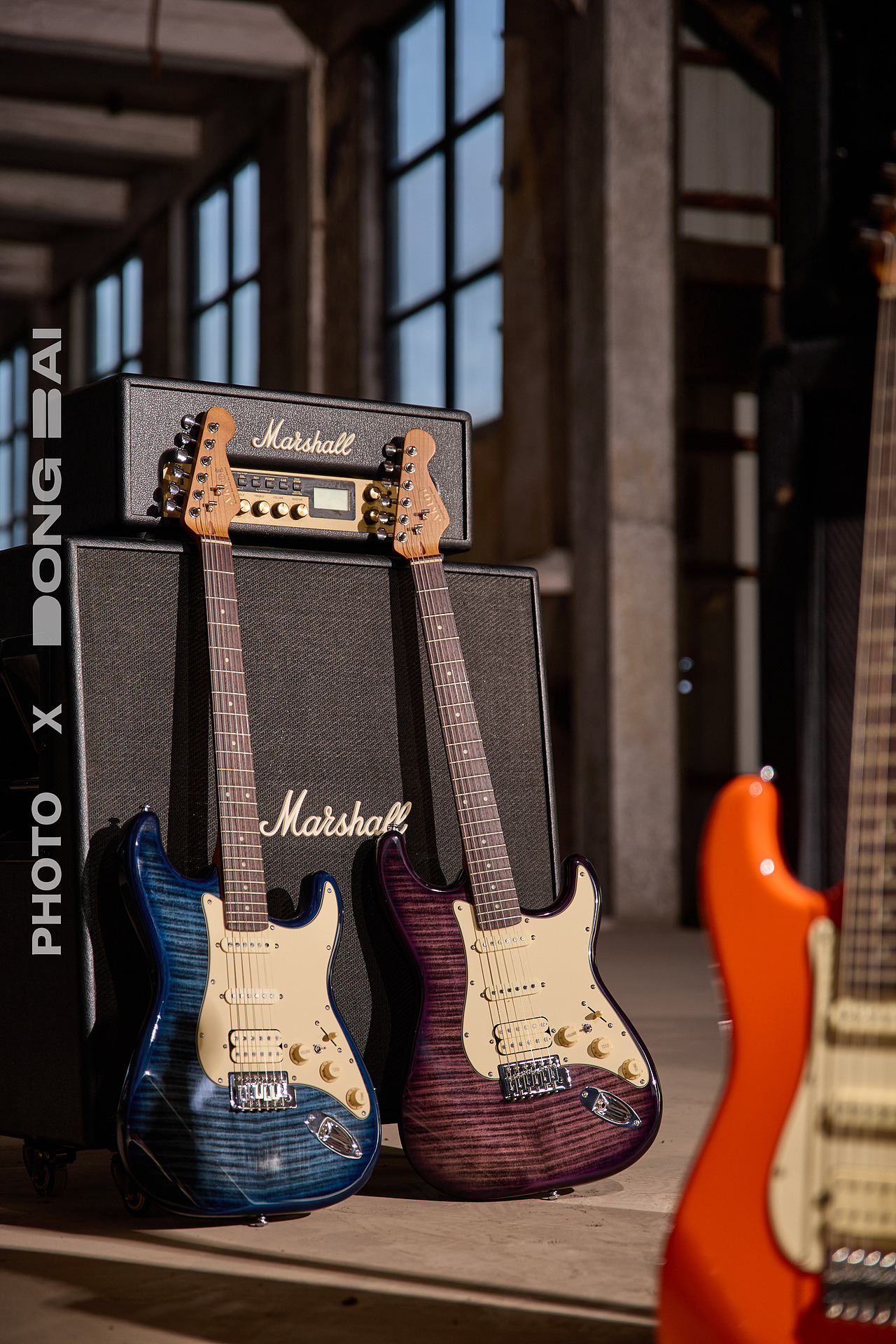 电吉他场景拍摄｜工业废墟风（图ZMzkzODAzNjY4） - 产品摄影 - 站酷设计师DongBai东白文化原创素材 - 站酷ZCOOL