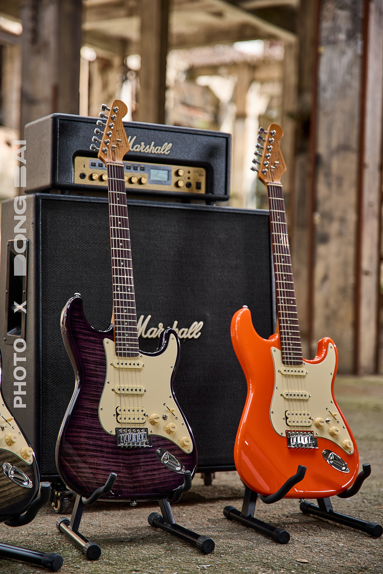 电吉他场景拍摄｜工业废墟风（图ZMzkzODAzNjEy） - 产品摄影 - 站酷设计师DongBai东白文化原创素材 - 站酷ZCOOL