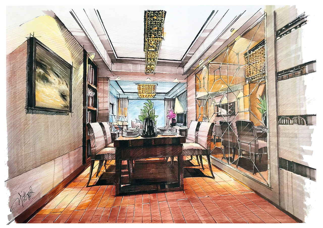 室内设计效果图表现