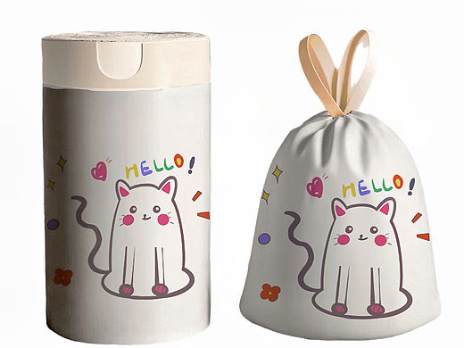 垃圾袋外包装“hello，小猫”