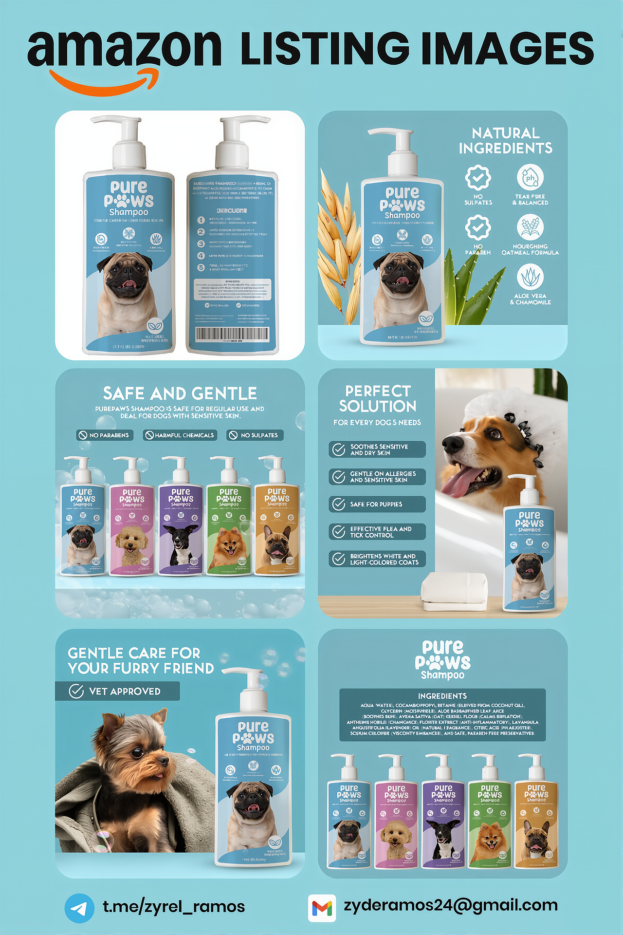 亚马逊（宠物用品）主图A+设计