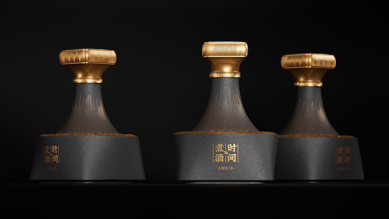 时间煮酒 | 星纪白酒包装设计 铭刻星辰流转的时间记忆（图ZMzkzODM4NzY0） - 包装 - 站酷设计师何也胖原创素材 - 站酷ZCOOL