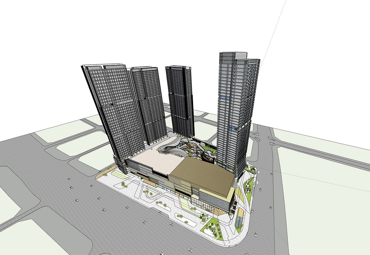 深圳万科万致天地SU模型下载（图ZMzkzODQyMjky） - 建筑设计 - 站酷设计师素模网原创素材 - 站酷ZCOOL