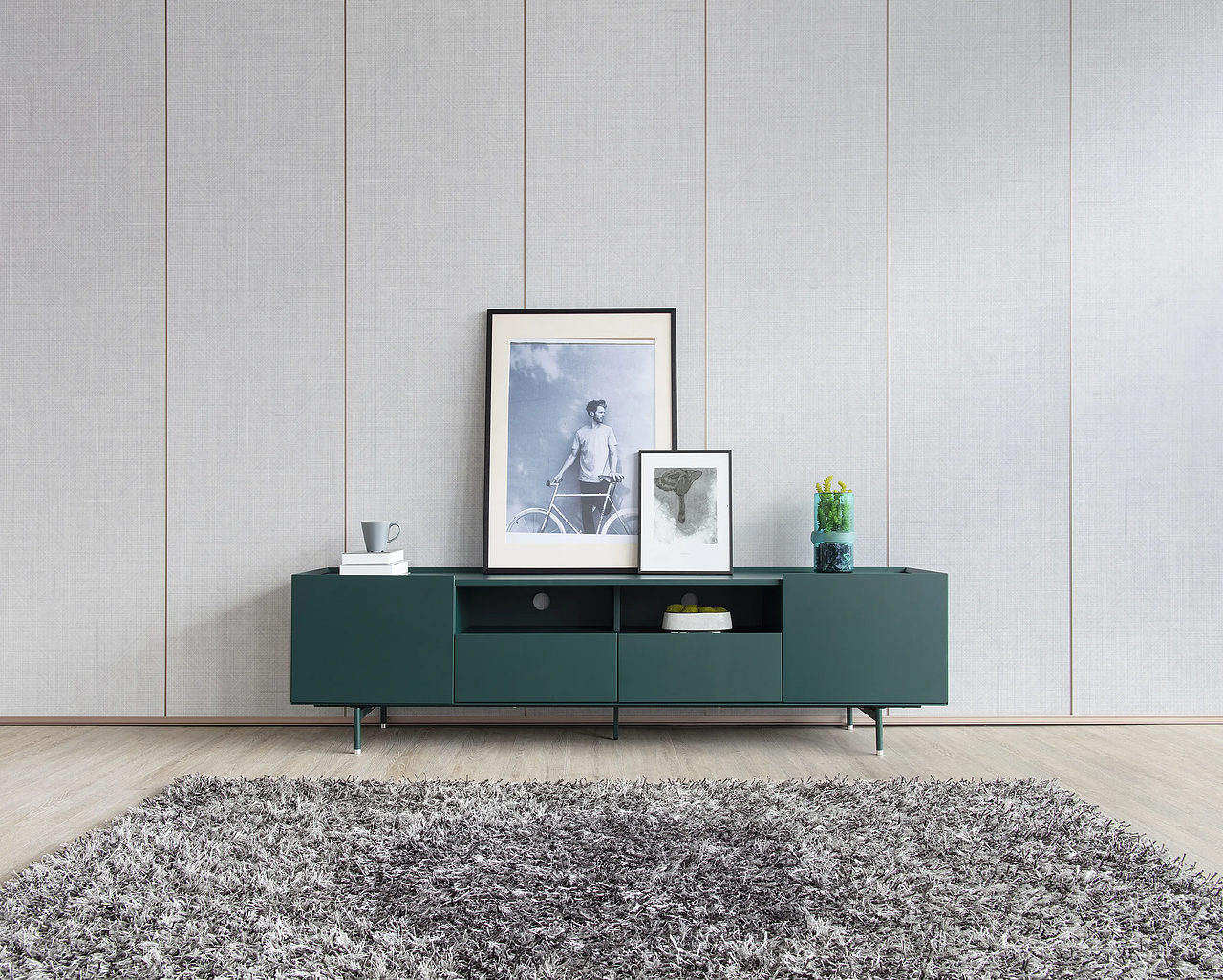 拍摄一套墨绿色的电视柜（图ZMzkzODQzMDQ0） - 产品摄影 - 站酷设计师Z73005717原创素材 - 站酷ZCOOL