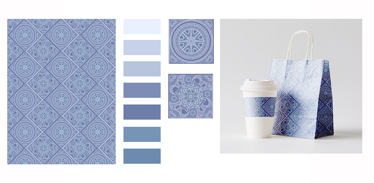 四方连续，纹样设计