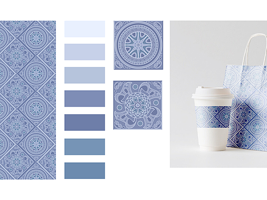 四方连续，纹样设计