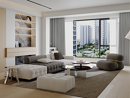 山水之家设计-原木风客餐厅