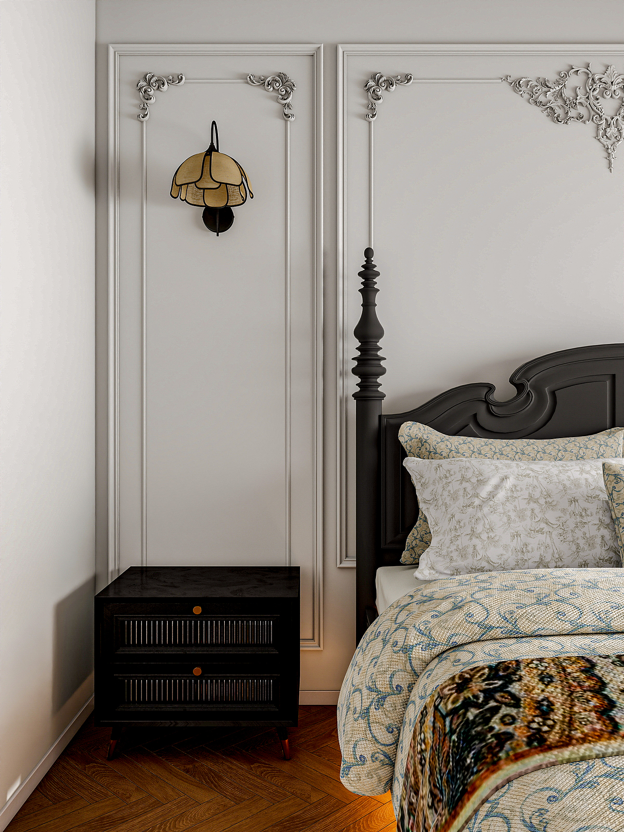 四川成都人居都市阳光(245平方简约法式顶跃六居室)