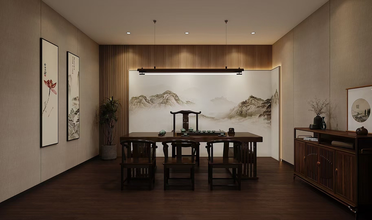 茶室（图ZMzkzODczMDE2） - 商业空间设计 - 站酷设计师空间设计师Wind原创素材 - 站酷ZCOOL