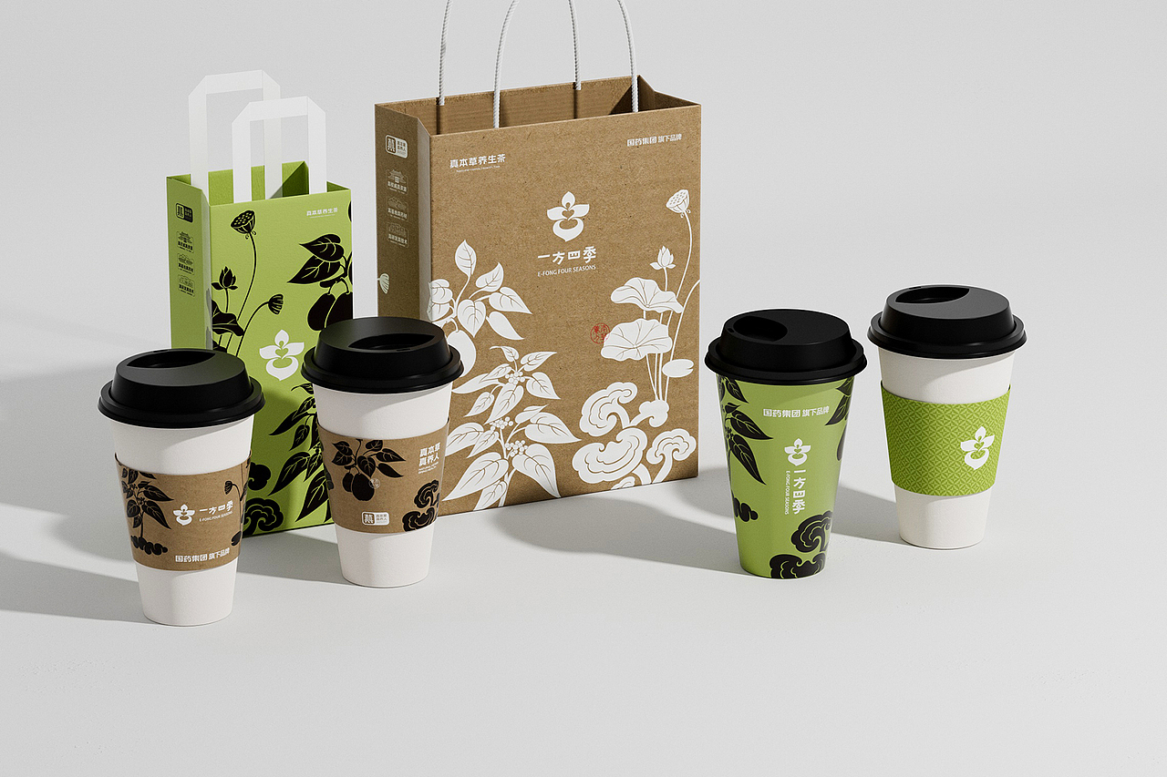 一方四季·真本草养生茶 品牌升级（图ZMzkzODczNzI4） - 品牌 - 站酷设计师ZZ_Lion原创素材 - 站酷ZCOOL