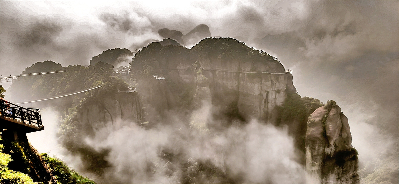 云巅观景·仙山揽胜（图ZMzkzODgzMTYw） - 风光摄影 - 站酷设计师透明的雨2025原创素材 - 站酷ZCOOL
