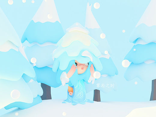 Kiwii 雪孩子系列 潮玩设计 IP设计