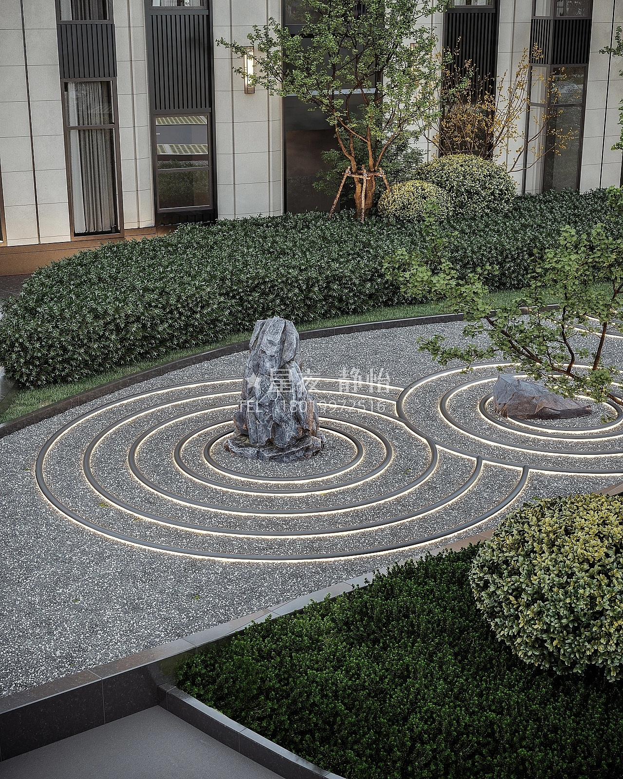 高端室外售楼部效果案例