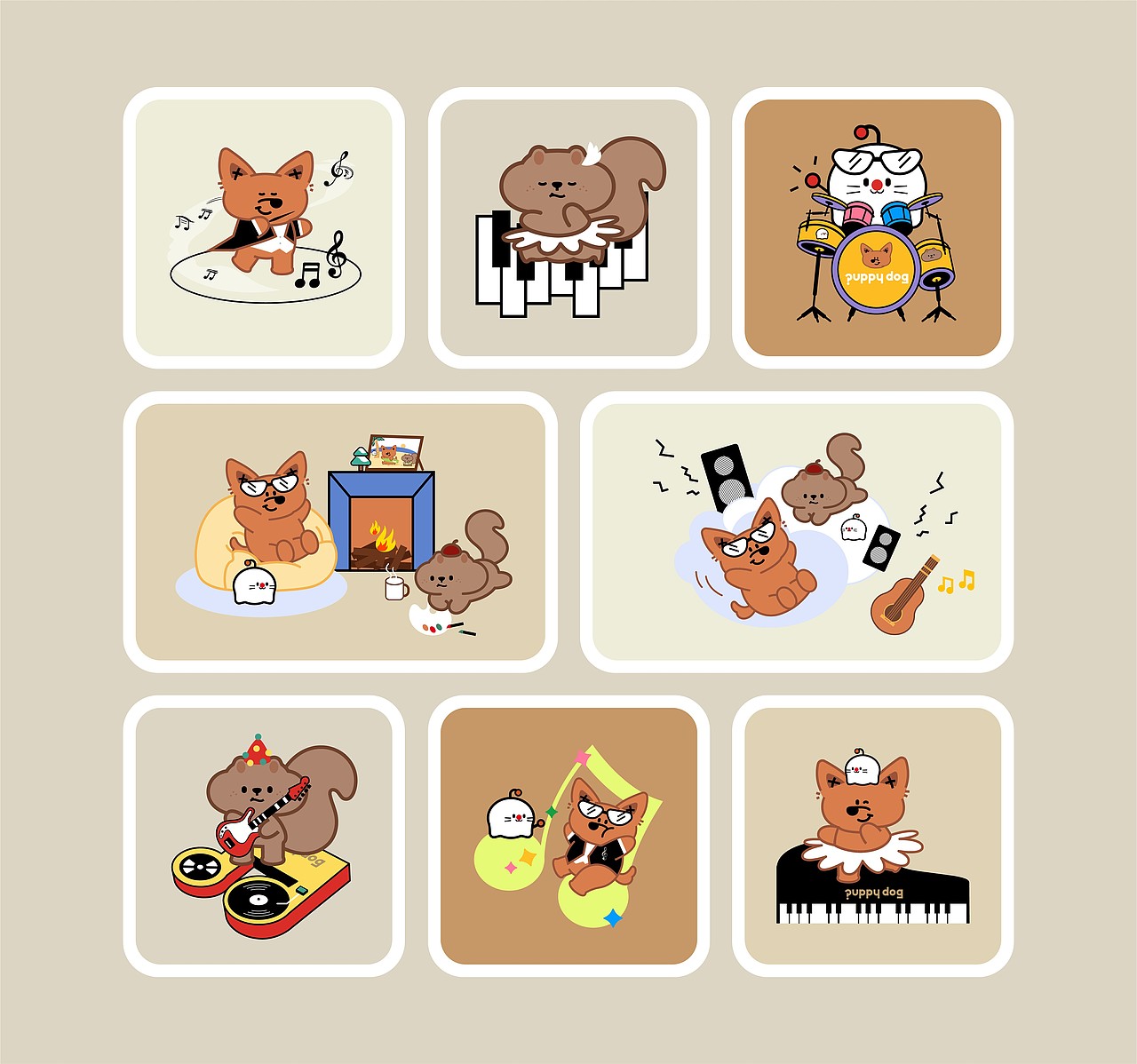 《puppy dog泡泡狗》儿童时尚生活方式品牌设计