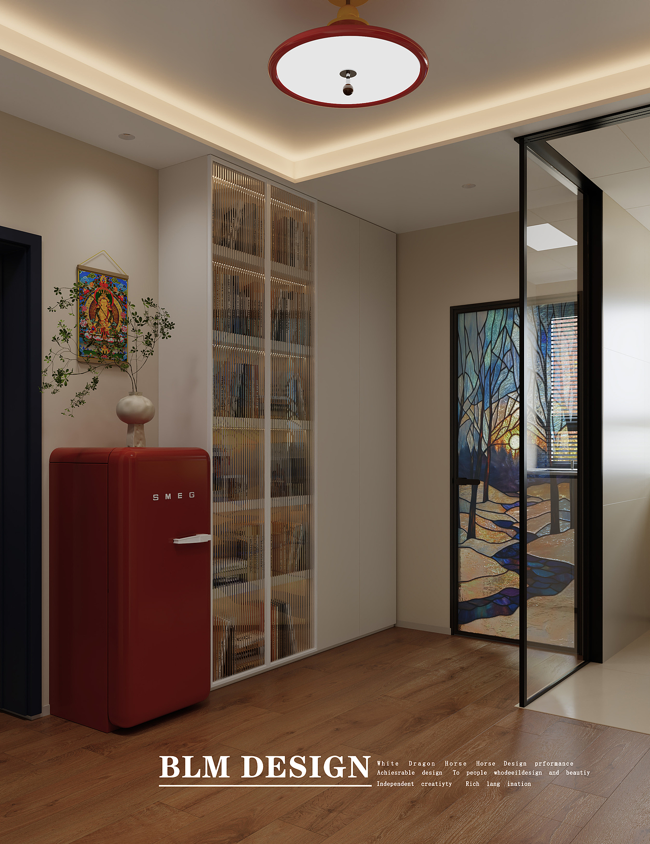 中古设计案例分享—白龙马效果图