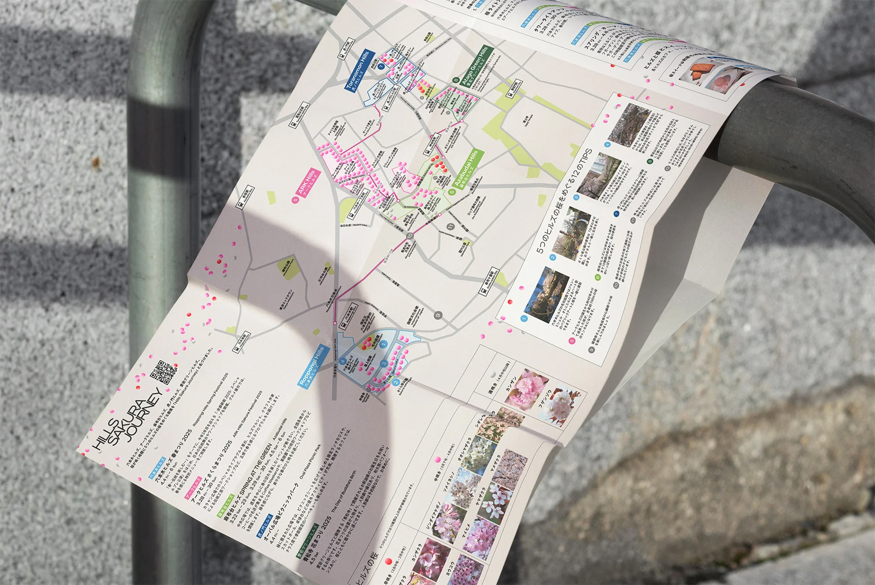 樱花之旅-东京HILLS SAKURA JOURNEY 2025 樱花节主视觉设计 |365天的好设计NO.113