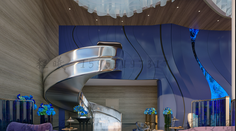 酒店接待大厅空间