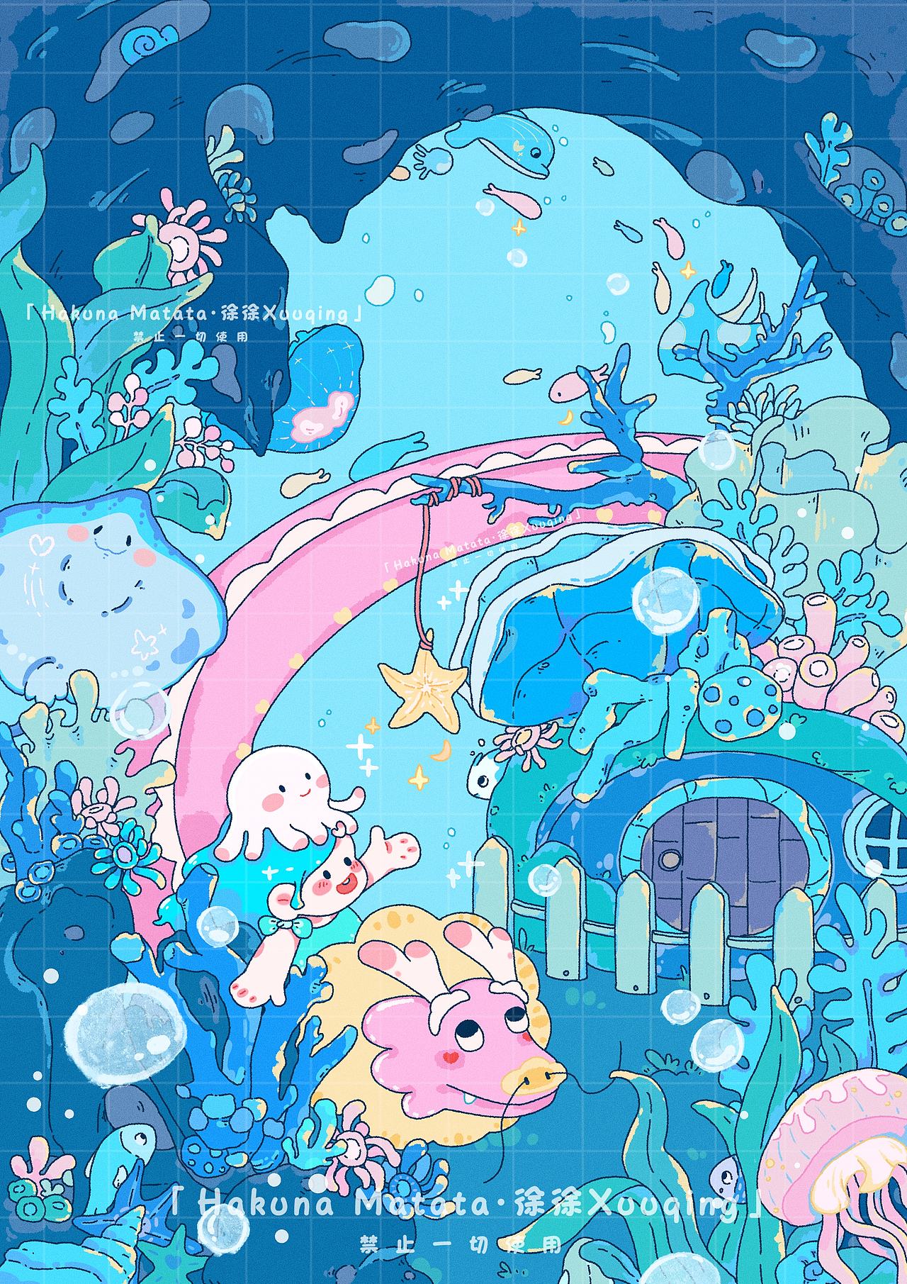 半龙少女与龙朋友（图ZMzkzOTI0OTg4） - 创作习作 - 站酷设计师徐徐Xuu原创素材 - 站酷ZCOOL