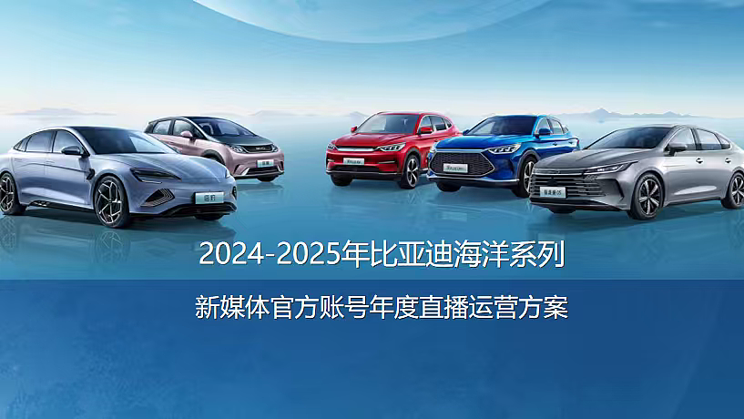 2025新能源汽车比亚迪海洋新媒体官方账号年度直播