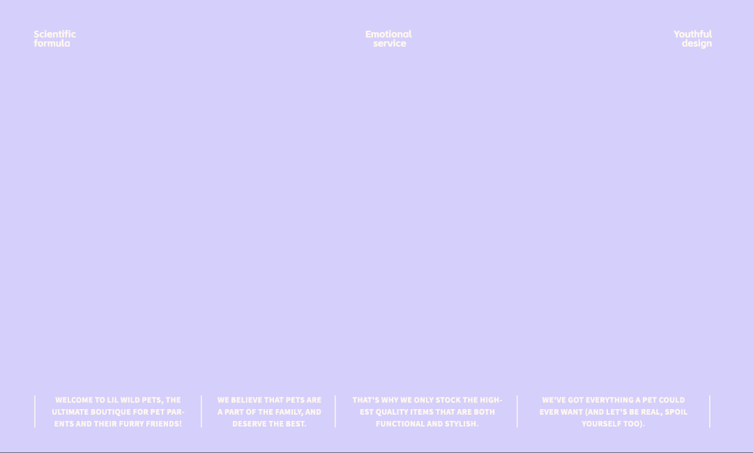 LIL WILD 小野 | 宠物品牌 IP 全案设计（图ZMzkzOTMxNjY0） - IP形象 - 站酷设计师神笔吗喽原创素材 - 站酷ZCOOL