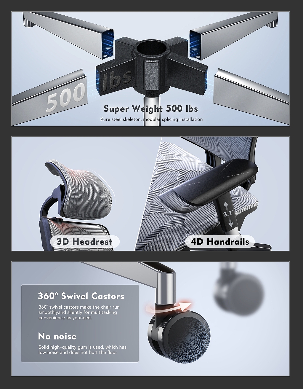 亚马逊办公椅主图A+