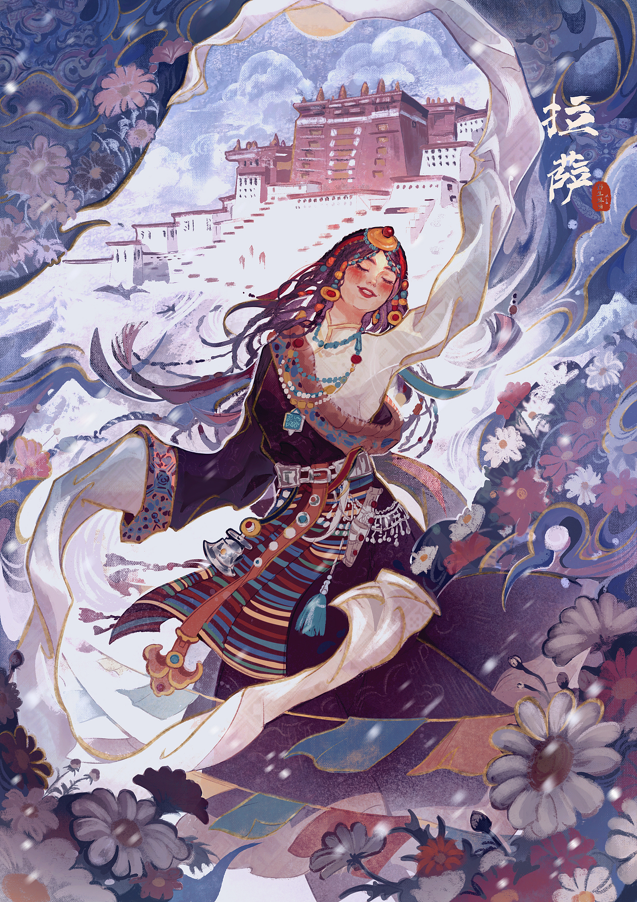 云阅山河-城市插画系列贰