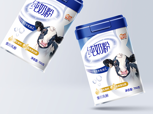 辉山奶粉包装设计
