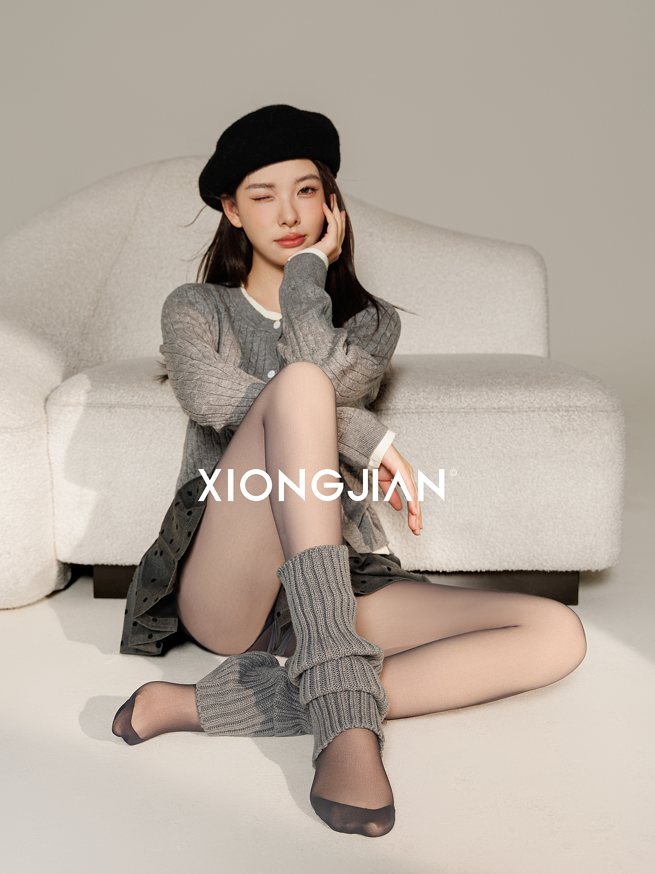 给宝娜斯拍的水光袜