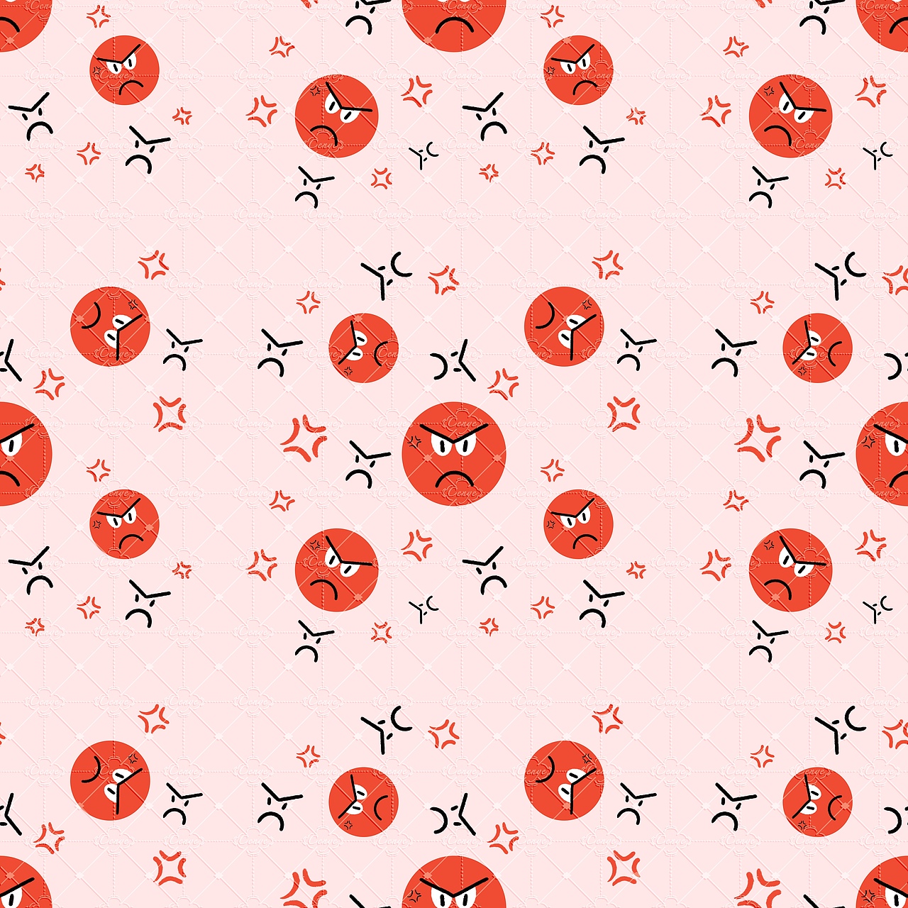 原创圆脸表情四方连续图（图ZMzkzOTY1ODg4） - 商业插画 - 站酷设计师岑野Voyage原创素材 - 站酷ZCOOL