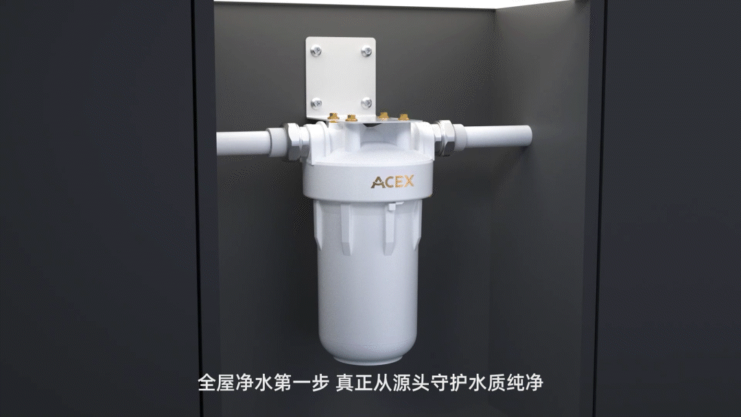 前置过滤器创新轻松拧 | 三维动画