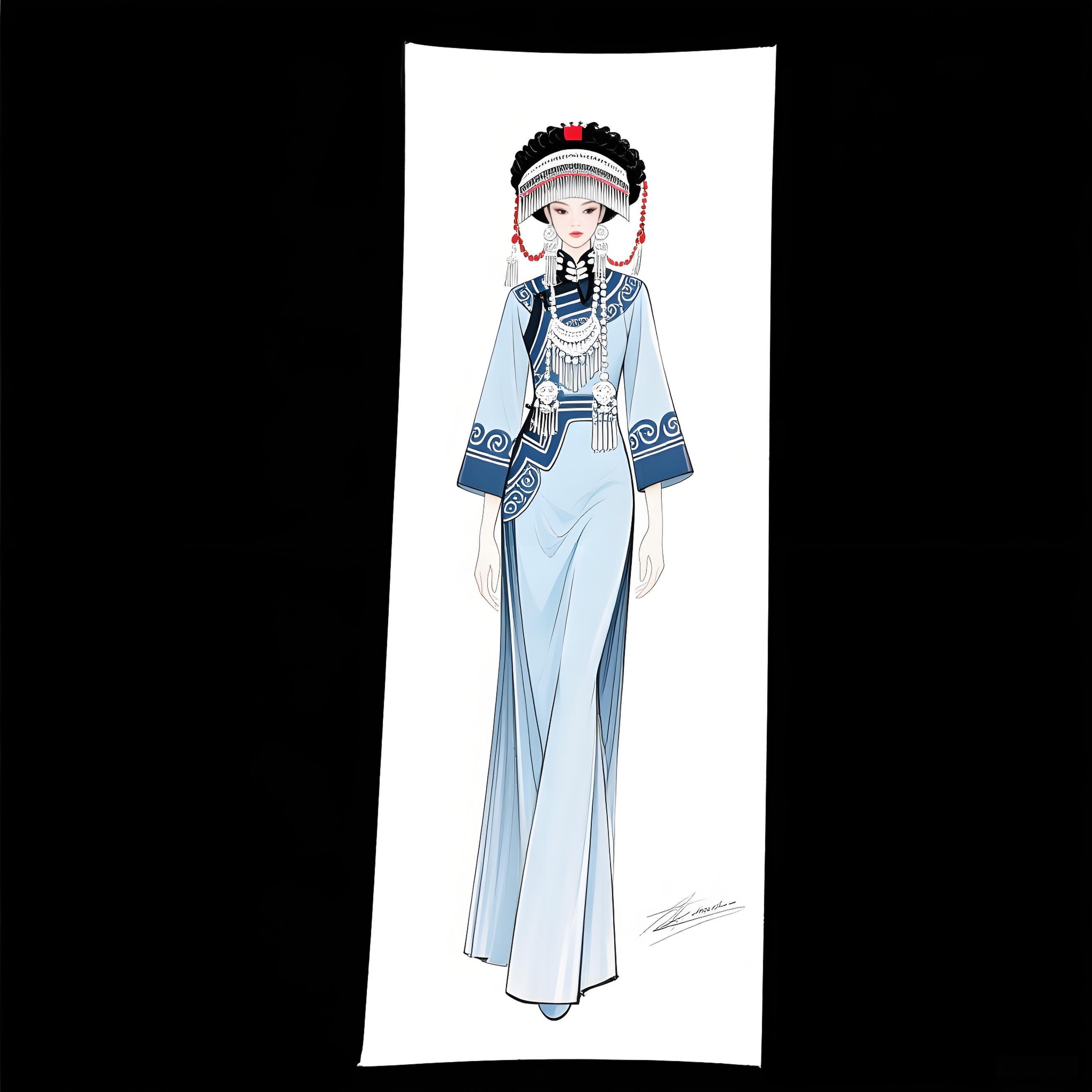 枫香染金丝织梦！布依高定礼服惊艳非遗（图ZMTUxNjQ1MDA=） - 观点 - 站酷设计师欲阳城原创素材 - 站酷ZCOOL