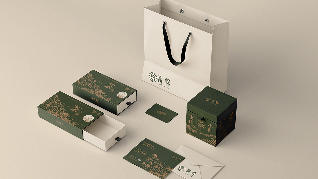 青牸茶叶品牌手册（图ZMzkzOTkyNTY0） - 品牌 - 站酷设计师没灵感的老嘢原创素材 - 站酷ZCOOL