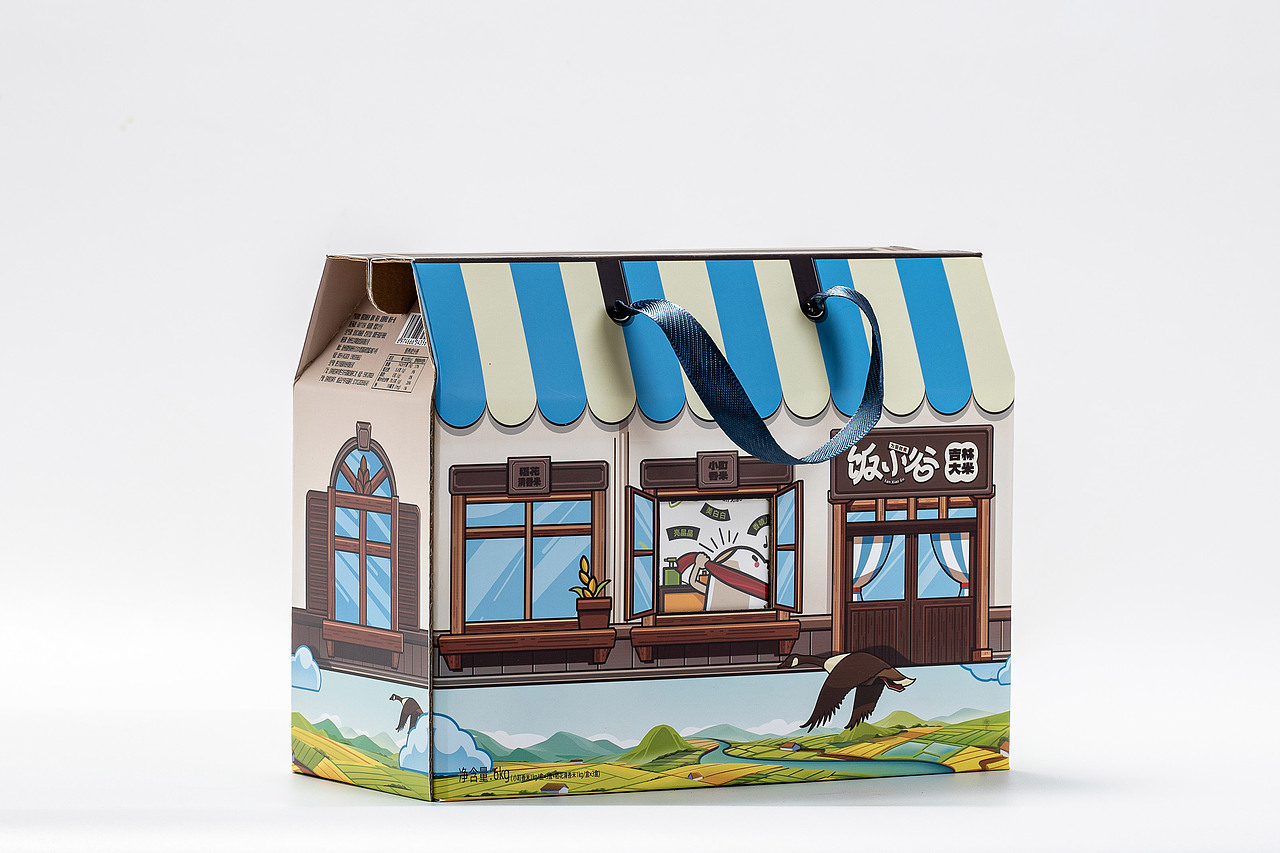 饭小谷品牌大米包装设计