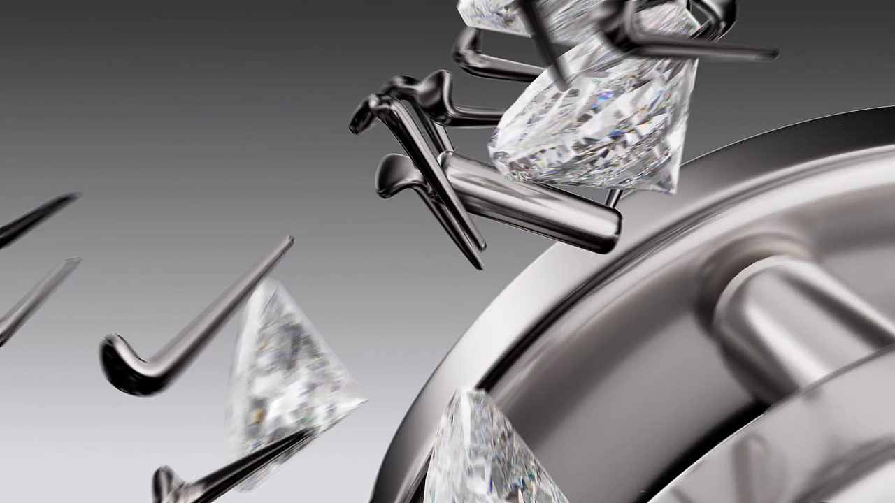 珠宝 三维动画制作 C4D产品动画 3D动画 电商渲染