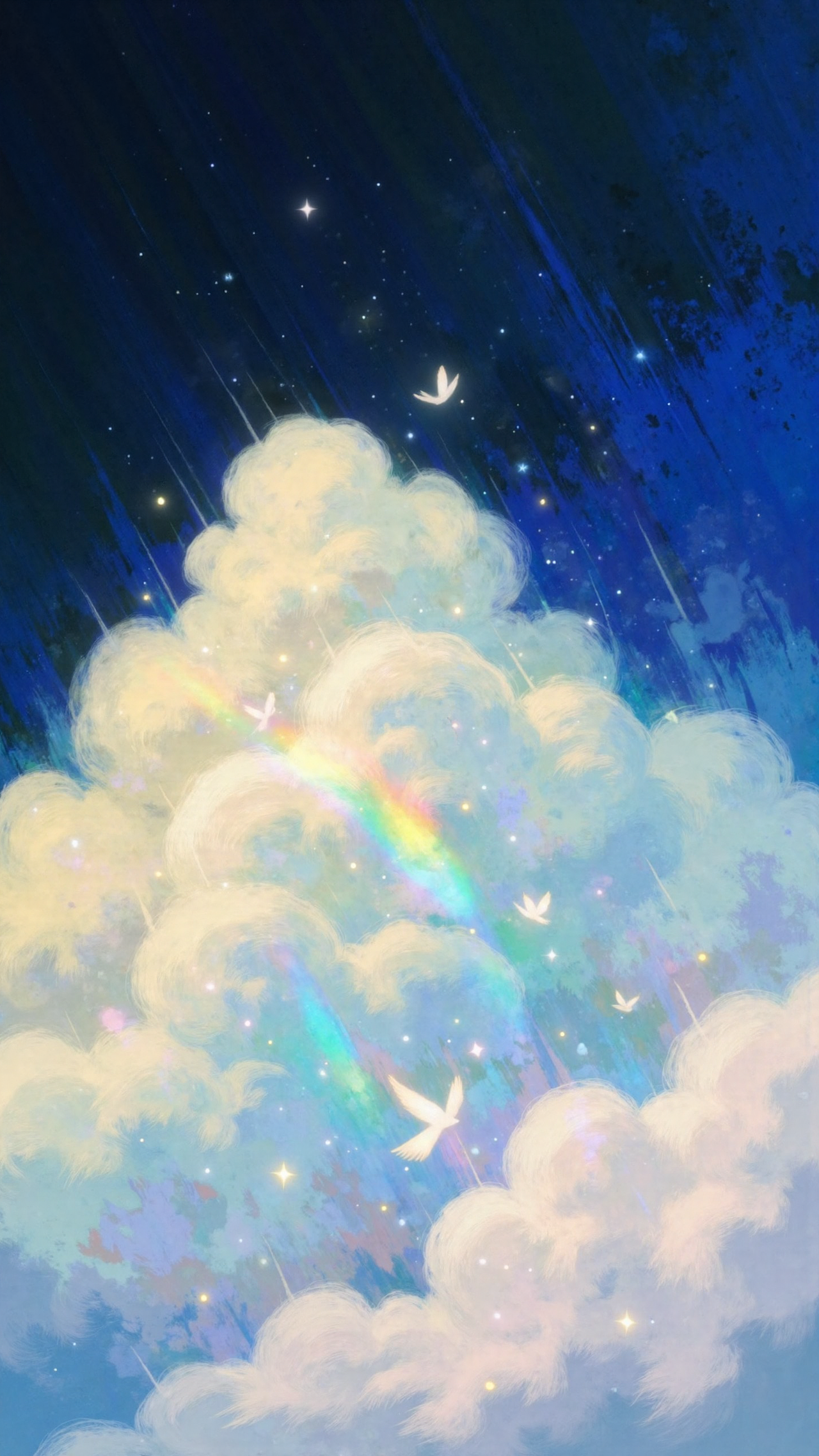 🌌「羽翼碎星辰」仙女壁纸暴击｜锁屏秒变童话（图ZMzk0MDAzOTYw） - AI作品 - 站酷设计师星星炸毛企鹅原创素材 - 站酷ZCOOL